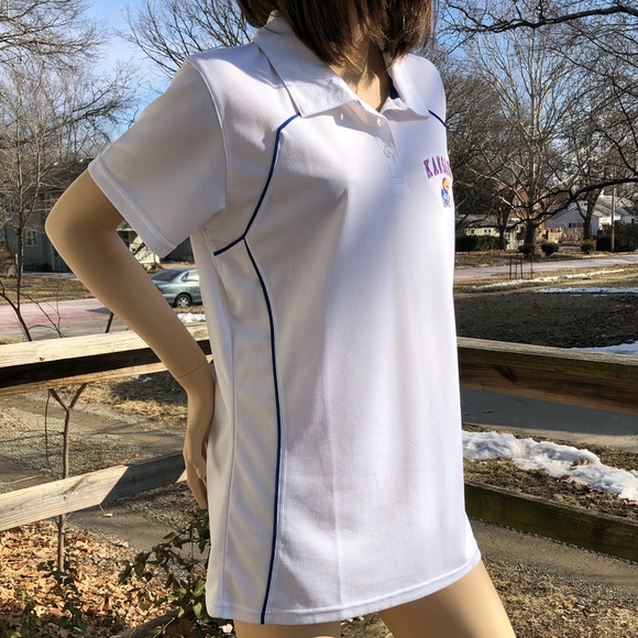 KU Jayhawk Polo by Russell Athletic Size Large - Picture 4 of 7